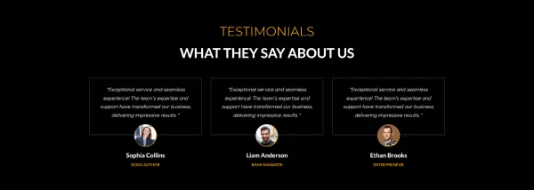 Our Client’s Testimonial